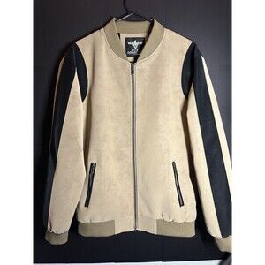Vintage Pleather Bomber Jacket - VIP Collection - Large - High Quality